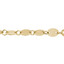 Oval Disc Necklace in 14K Yellow Gold (MDR210187)