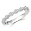 White Gold Diamond Half Eternity Ring | Majesty Diamonds