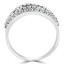3/4 CTW Round Diamond Cocktail Ring in 14K White Gold (MDR140073)