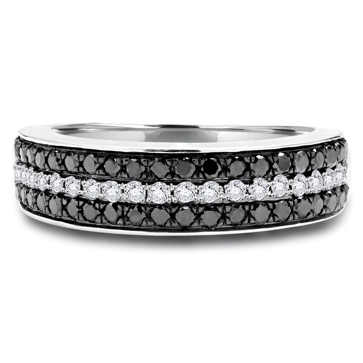 Black And White Diamond Wedding Ring | Majesty Diamonds