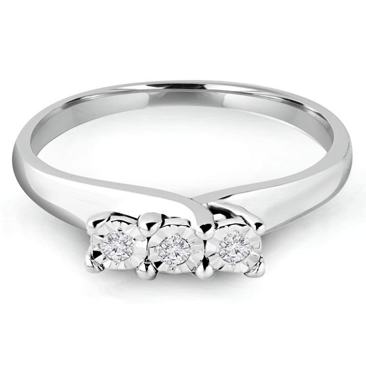 Three Diamond Anniversary Ring | Majesty Diamonds