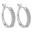 Round Diamond Hoop Earrings | Majesty Diamonds