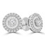 2/5 CTW Baguette Diamond Pinwheel Stud Earrings in 18K White Gold (MDR220034)