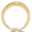 1/2 CTW Round Diamond Semi-Eternity Wedding Band Ring in 14K Yellow Gold (MD180195)