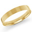 3 MM High Polish Flat Classic Mens Wedding Band Ring in 10K Yellow Gold (MD220118)