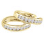 Gold Diamond Huggie Earrings | Majesty Diamonds