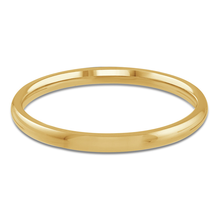 2 MM Comfort Fit Classic Womens Wedding Band in Yellow Gold (MDVBC0001-2MM-Y)