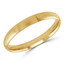 3 MM Comfort Fit Classic Womens Wedding Band in Yellow Gold (MDVBC0001-3MM-Y)