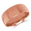 8 MM Comfort Fit Classic Womens Wedding Band in Rose Gold (MDVBC0001-8MM-R)