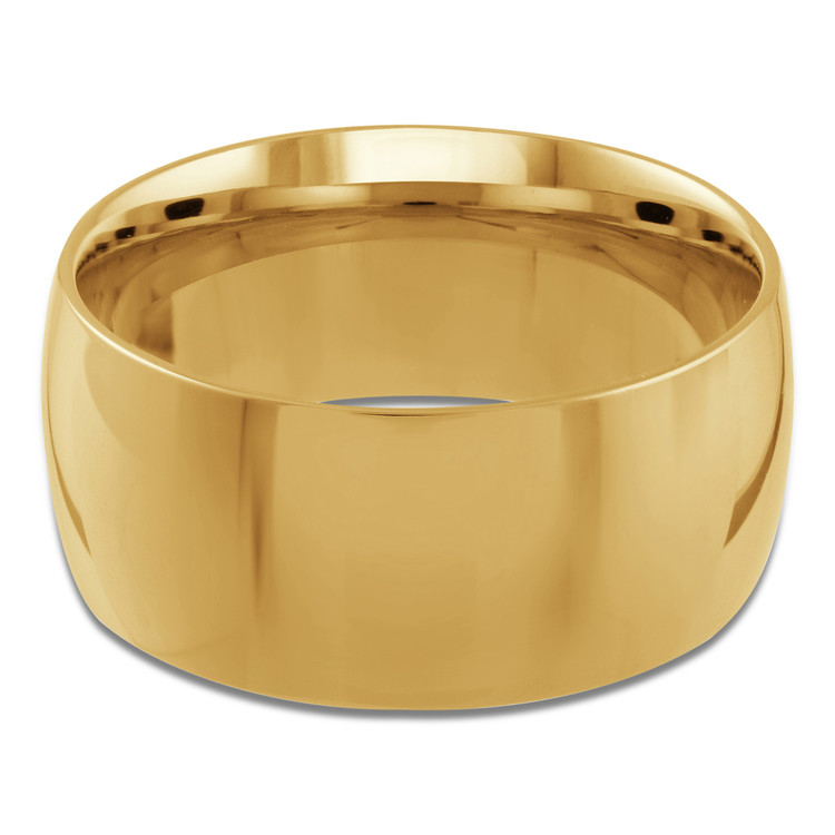 10 MM Comfort Fit Classic Womens Wedding Band in Yellow Gold (MDVBC0001-10MM-Y)