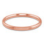 2 MM Comfort Fit Classic Mens Wedding Band in Rose Gold (MDVBC0002-2MM-R)