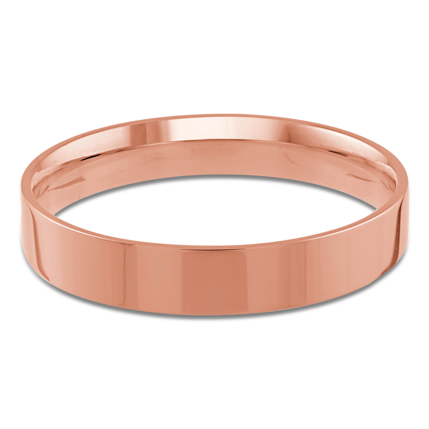 4 MM Classic Womens Wedding Band in Rose Gold (MDVBC0003-4MM-R)
