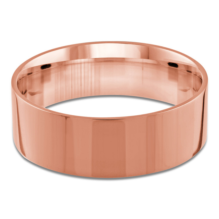 8 MM Classic Womens Wedding Band in Rose Gold (MDVBC0003-8MM-R)