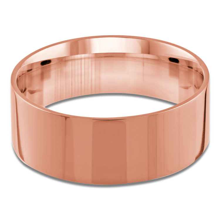 9 MM Classic Womens Wedding Band in Rose Gold (MDVBC0003-9MM-R)