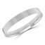 2 MM Classic Mens Wedding Band in White Gold (MDVBC0004-2MM-W)