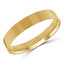4 MM Classic Mens Wedding Band in Yellow Gold (MDVBC0004-4MM-Y)