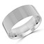 9 MM Classic Mens Wedding Band in White Gold (MDVBC0004-9MM-W)