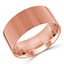 10 MM Classic Mens Wedding Band in Rose Gold (MDVBC0004-10MM-R)