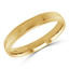 3 MM Milgrained Comfort Fit Classic Womens Wedding Band in Yellow Gold (MDVBC0005-3MM-Y)