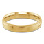 4 MM Milgrained Comfort Fit Classic Womens Wedding Band in Yellow Gold (MDVBC0005-4MM-Y)