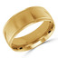 9 MM Milgrained Comfort Fit Classic Womens Wedding Band in Yellow Gold (MDVBC0005-9MM-Y)