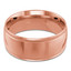 10 MM Milgrained Comfort Fit Classic Womens Wedding Band in Rose Gold (MDVBC0005-10MM-R)