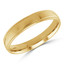 4 MM Milgrained Comfort Fit Classic Mens Wedding Band in Yellow Gold (MDVBC0006-4MM-Y)