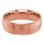 7 MM Milgrained Comfort Fit Classic Mens Wedding Band in Rose Gold (MDVBC0006-7MM-R)