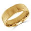 8 MM Milgrained Comfort Fit Classic Mens Wedding Band in Yellow Gold (MDVBC0006-8MM-Y)