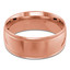 9 MM Milgrained Comfort Fit Classic Mens Wedding Band in Rose Gold (MDVBC0006-9MM-R)