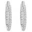 Inside Out Diamond Hoop Earrings | Majesty Diamonds