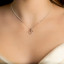 White Gold Diamond Heart Necklace | Majesty Diamonds