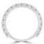 1 1/4 CTW Round Diamond 3/4 Way Semi-Eternity Anniversary Wedding Band Ring in 14K White Gold (MD220286)