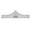 1/4 CTW Round Diamond Tiara Semi-Eternity Anniversary Wedding Band Ring in 14K White Gold (MDR220205)