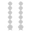 2 1/2 CTW Round Diamond Drop/Dangle Earrings in 18K White Gold (MDR220232)