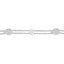 5/8 CTW Round Diamond Two-Strand Diamonds by the Yard Chain Bracelet in 18K White Gold (MDR220237)