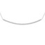 3/8 CTW Round Diamond Curved Bar Pendant Necklace in 18K White Gold (MDR220240)