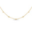 Beads by the Yard Beaded Chain Necklace in 14K Yellow Gold (MDR220250)