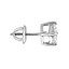 1/3 CT Round Diamond 4-Prong Single Mens Stud Earrings in 14K White Gold (MD230150)