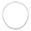16 1/3 CTW Round Diamond Graduated Tennis Necklace in 14K White Gold (MD230245)