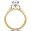 Princess Diamond Solitaire Engagement Ring in Yellow Gold (MVS0010-Y)