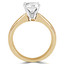Round Diamond Solitaire Engagement Ring in Yellow Gold (MVS0011-Y)