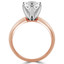 Round Diamond 6-Prong Solitaire Engagement Ring in Rose Gold (MVS0013-R)