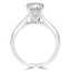 Round Diamond Solitaire Engagement Ring in White Gold (MVS0014-W)