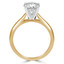 Round Diamond Solitaire Engagement Ring in Yellow Gold (MVS0014-Y)
