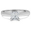 Princess Diamond Solitaire Engagement Ring in White Gold (MVS0018-W)