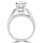 Princess Diamond Solitaire Engagement Ring in White Gold (MVS0020-W)