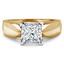 Princess Diamond Solitaire Engagement Ring in Yellow Gold (MVS0020-Y)