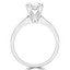 Round Diamond Solitaire Engagement Ring in White Gold (MVS0026-W)