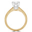Round Diamond Solitaire Engagement Ring in Yellow Gold (MVS0026-Y)